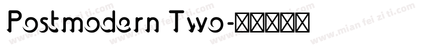 Postmodern Two字体转换